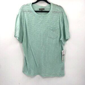 CHARLES AND A HALF Seafoam Green Short Sleeve Knit Pocket Tee Tshirt NWT Men M